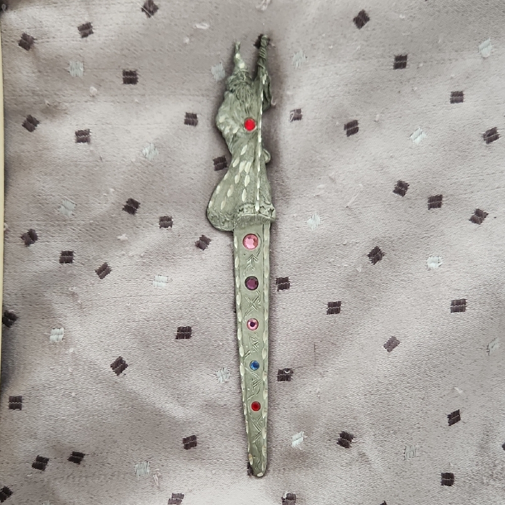 Spoontiques Letter Opener with Gem Accents